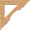 Ekena Millwork Olympic Traditional Smooth Bracket w/ Offset Brace, Western Red Cedar, 7 1/2"W x 38"D x 38"H BKT0806X38X38OLY01SWR - alternate 3